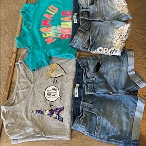Levi’s, Justice, Carter’s Outfit